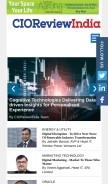 How cioreviewindia.com looks like on a mobile device such as an iPhone.