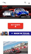 How circuitoftheamericas.com looks like on a mobile device such as an iPhone.