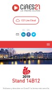 How cires21.com looks like on a mobile device such as an iPhone.