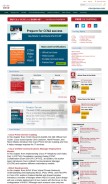 How ciscopress.com looks like on a mobile device such as an iPhone.