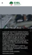 How cisl.it looks like on a mobile device such as an iPhone.