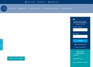 How cisoregon.org looks like on a tablet such as an iPad.