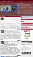 How citadelle.org looks like on a mobile device such as an iPhone.