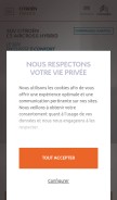 How citroen.fr looks like on a mobile device such as an iPhone.