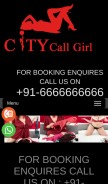 How citycallgirl.com looks like on a mobile device such as an iPhone.