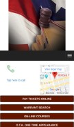 How citycourt.org looks like on a mobile device such as an iPhone.