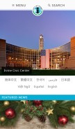 How cityofirvine.org looks like on a mobile device such as an iPhone.