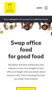 How citypantry.com looks like on a mobile device such as an iPhone.