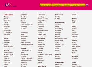 How cityxguide.com looks like on a tablet such as an iPad.
