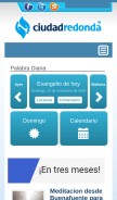 How ciudadredonda.org looks like on a mobile device such as an iPhone.
