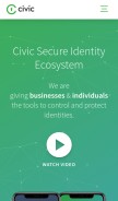 How civic.com looks like on a mobile device such as an iPhone.