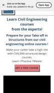 How civilera.com looks like on a mobile device such as an iPhone.