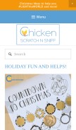 How cknscratch.com looks like on a mobile device such as an iPhone.