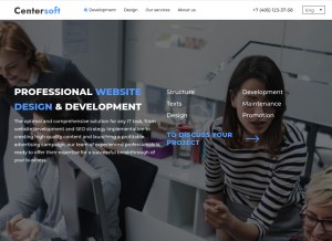 How ckt-soft.com looks like on a tablet such as an iPad.