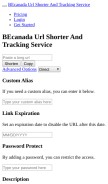 How cl3.me looks like on a mobile device such as an iPhone.