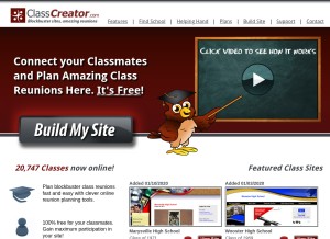 How classcreator.com looks like on a tablet such as an iPad.