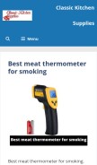 How classickitchensupplies.com looks like on a mobile device such as an iPhone.
