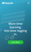 How classlink.com looks like on a mobile device such as an iPhone.