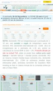 How clausweb.ro looks like on a mobile device such as an iPhone.