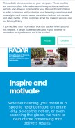 How clearchannel.com looks like on a mobile device such as an iPhone.