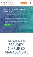 How clearlogin.com looks like on a mobile device such as an iPhone.