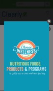 How clearlyorganicbrand.com looks like on a mobile device such as an iPhone.
