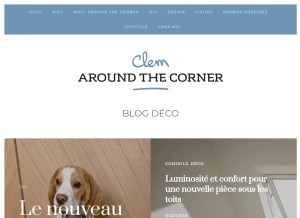 How clemaroundthecorner.com looks like on a tablet such as an iPad.