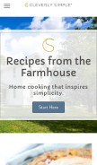 How cleverlysimple.com looks like on a mobile device such as an iPhone.