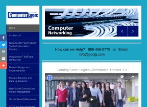 How clgpsedu.com looks like on a tablet such as an iPad.
