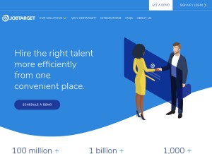How click2apply.net looks like on a tablet such as an iPad.