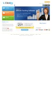 How clickinc.com looks like on a mobile device such as an iPhone.