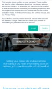 How clinchtalent.com looks like on a mobile device such as an iPhone.