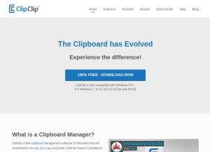How clipclip.com looks like on a tablet such as an iPad.