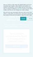 How cloud-iq.com looks like on a mobile device such as an iPhone.