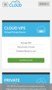 How cloud.it looks like on a mobile device such as an iPhone.