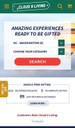How cloud9living.com looks like on a mobile device such as an iPhone.