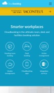 How cloudbooking.com looks like on a mobile device such as an iPhone.