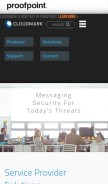 How cloudfilter.net looks like on a mobile device such as an iPhone.