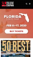 How cltampa.com looks like on a mobile device such as an iPhone.
