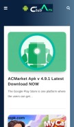How clubapk.com looks like on a mobile device such as an iPhone.