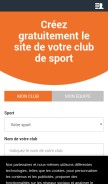 How clubeo.com looks like on a mobile device such as an iPhone.