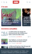 How clubic.com looks like on a mobile device such as an iPhone.