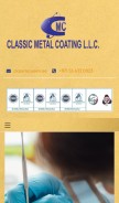 How cmcllcuae.com looks like on a mobile device such as an iPhone.