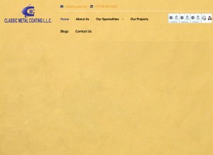 How cmcllcuae.com looks like on a tablet such as an iPad.