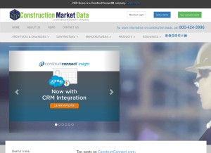 How cmdgroup.com looks like on a tablet such as an iPad.