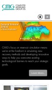 How cmgl.ca looks like on a mobile device such as an iPhone.