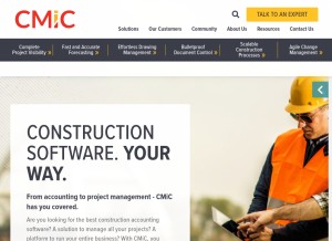 How cmicglobal.com looks like on a tablet such as an iPad.
