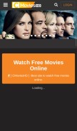 How cmovieshd.bz looks like on a mobile device such as an iPhone.
