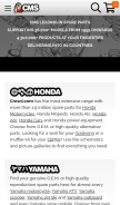 How cmsnl.com looks like on a mobile device such as an iPhone.