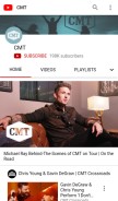 How cmt.com looks like on a mobile device such as an iPhone.